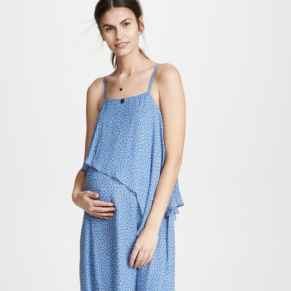 NWT Hatch Blue Tank Savina Dress